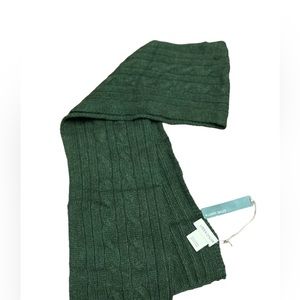 LODEN DAGER CASHMERE SCARF GREEN